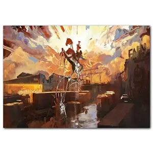 Ahşap Tablo Disco Elysium Displate Koleksiyonu Görseli