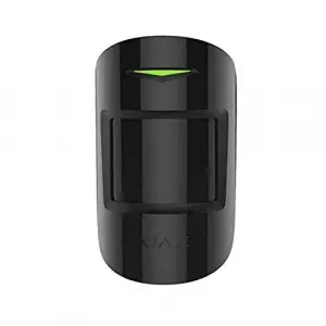 Ajmpn Motionprotect Pır Kablosuz Hareket Sensörü, Max 12 mt, Siyah