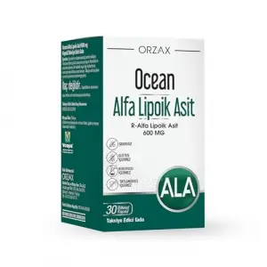 Alfa lipoik asit, 600 mg, 30 bitkisel kapsül