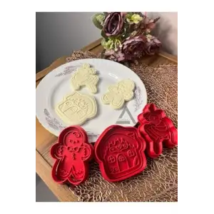 Almalı Yılbaşı & Yeniyıl Kurabiye Kalıbı Set-3 (3Lü)