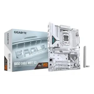 Anakart Amd AM5 Atx B850 Eagle WF7 Ice