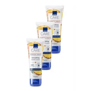 Ananas, Mango ve Papaya Özlü El Kremi 75 Ml. Üçlü Set