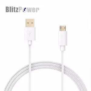 Android İçin Micro USB Şarj Kablosu Beyaz