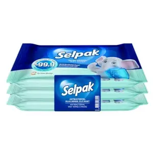 Antibakteriyel Islak Cep Mendili 10lu, 3 Adet