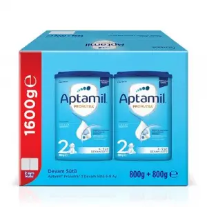 Aptamil 2 Prebiyotikli Devam Sütü 800 x 2 Adet 1600 Gr