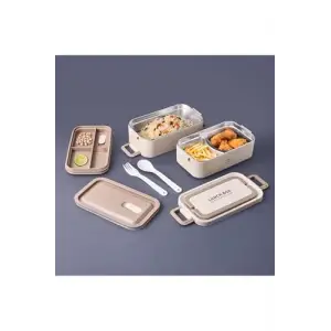 Aryıldız Bento Lunch Box Beige 2000 ml