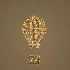 Asu Led Işıklı Balon Dekor 60 cm Altın