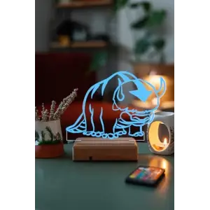 Avatar Appa 16 Renk Gece Lambası