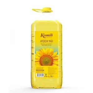Ayçiçek Yağı, 5 L, Dar Ağız Pet