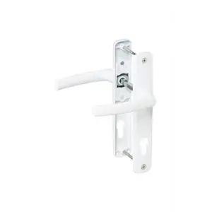 Azrayapı 35/85 Pvc Balkon Kapı Kolu Pimapen Metal Beyaz