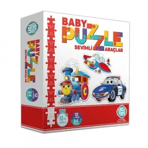 Baby Puzzle Sevimli Araçlar