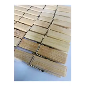 Bambu Ahşap Çamaşır Mandalı