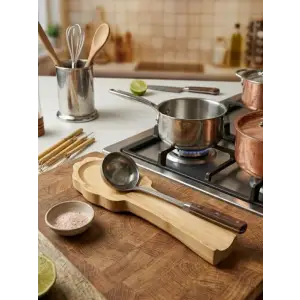 Bambu Çiçek Kaşık Altlığı / Kaşıklık