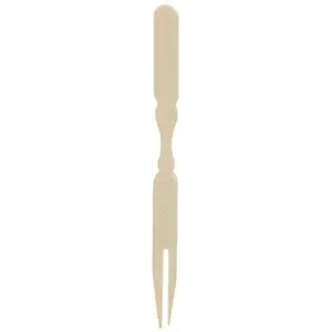 Bambu Cips Çatalı, 9 cm, 100lü