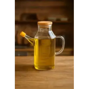 Bambu Kapaklı Yağdanlık 600 ml