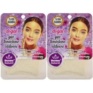 Bambu Yüz Temizleme Eldiveni MS-32,2li Set