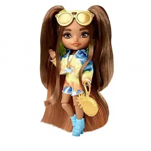 Barbie Extra Mini Bebekler Renkli Kot