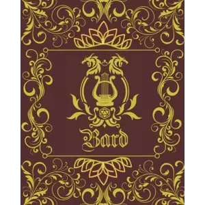 Bard Character Journal: DnD DM Notebook With 50 Character Sheets and 100 Mixed Pages (Lined, Graph, Hex & Blank) For Role Playing Fantasy Games ... - 14 Cover Designs For Different RPG Class)