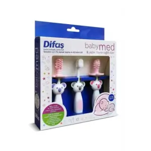 Bebek Ağız Bakım Seti Pembe