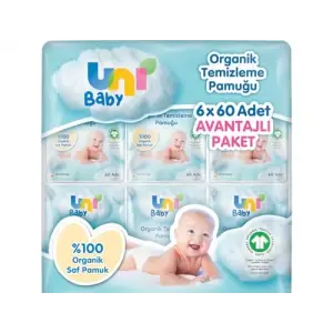 Bebek Temizleme Pamuğu 6*60 Adet
