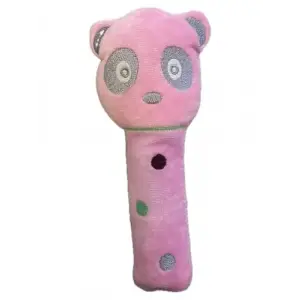 Bebekler İçin Pembe Peluş Panda Vikvik Oyuncak