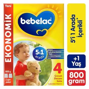 BEBELAC 4 Çocuk Devam Sütü, 800gr, 1 yaş+