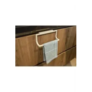 Bej Mutfak ve Banyo Havlu Askısı