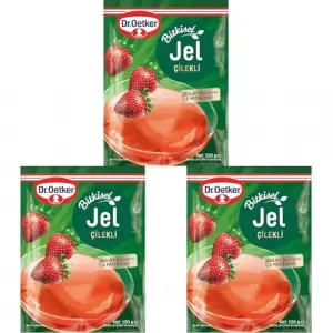 Bitkisel Jel Çilek Aromalı 100 g 3lü paket