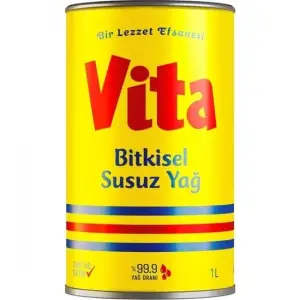 Bitkisel Susuz Yağ 1 L