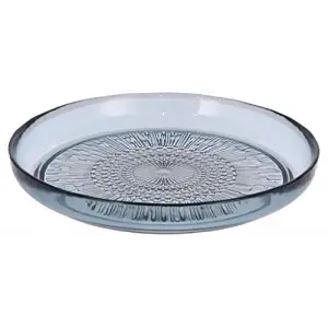 Bıtz Kusintha Cam Tabak Mavi Çap:18 Cm