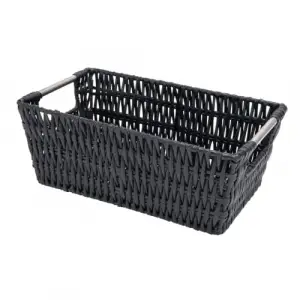 (Black) - Rattique Small Shelf Tote, Black