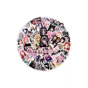 Blackpink Illüstrasyon Laptop Notebook Tablet Sticker Seti