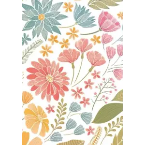 Blank Flower Journal