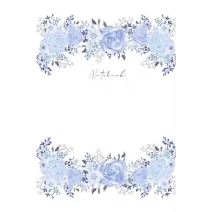 Blue flowers Journal