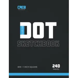 Bluelıne Dot Sketchbook: 240 Page Dot Grid Sketchbook