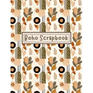 Boho Scrapbook Paper: Patterning Paper, Boho Pattern Paper Double Sided, Origami Paper, 40 Bohemian Abstract Designs, 40 Double-Sided Sheets, For Craft Card Making Scrapbook Photo Album Decor