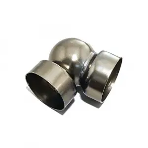 Boş Küre Dirsek Bronz 50 mm 4lü Paket