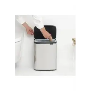 Brilliant Krom Çöp Kutusu 12L