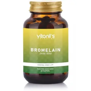 Bromelain 60 Bitkisel Kapsul