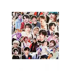 Bts Baskılı 100lü Sticker Seti
