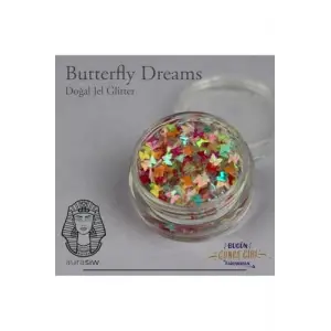 Butterfly Dreams - Jel Formlu Doğal Glitter