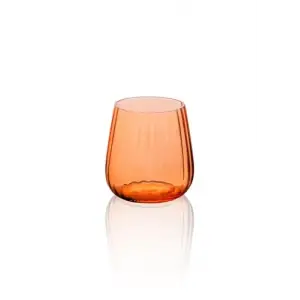 Cam Su Bardağı Turuncu 450 ml BRD0127