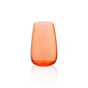 Cam Su Bardağı Turuncu 600 ml BRD0123