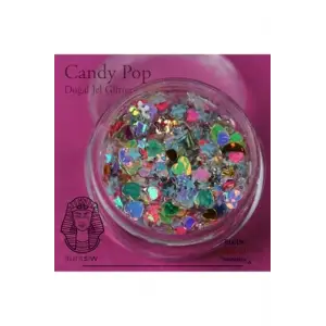 Candy Pop - Jel Formlu Doğal Glitter