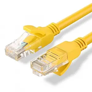 CAT5e Ethernet Kablosu, 1 Metre, Sarı