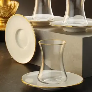 Çay Seti 1453 Lıne Gold 12 Parça