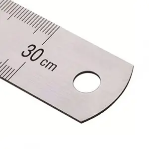 Çelik Cetvel 30 Cm (inc Ölçülü)