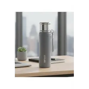 Çelik Termos 700 Ml, Gri