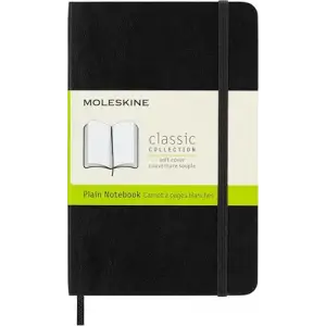 Cep Boy Esnek Kapak Defter - Soft Cover Pocket Plain Notebook Black
