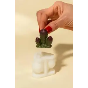 Cereus Kaktüs Silikon Mum Kalıbı